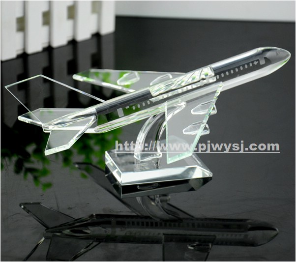 水晶飞机模型定制 sj-003
