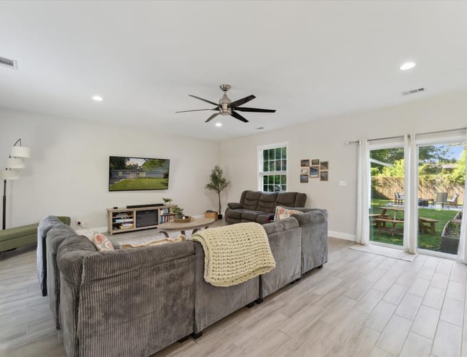 Interior of a home in the Parkside neighborhood of Savannah, GA