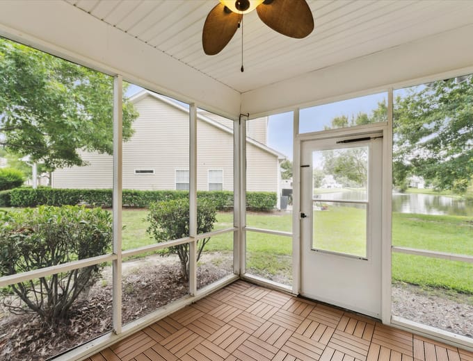 Front exterior of a Southside Savannah, GA ranch-style home